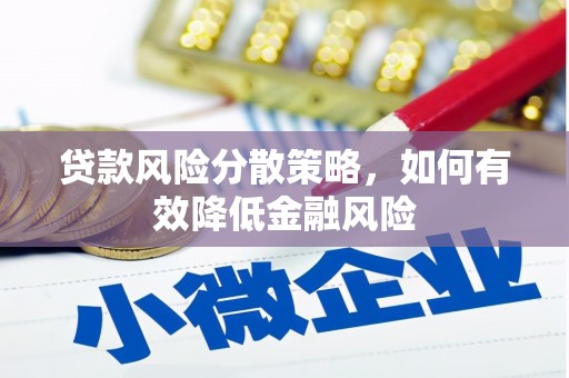 巴州贷款风险分散策略，如何有效降低金融风险