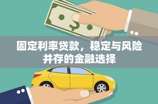 巴州固定利率贷款，稳定与风险并存的金融选择