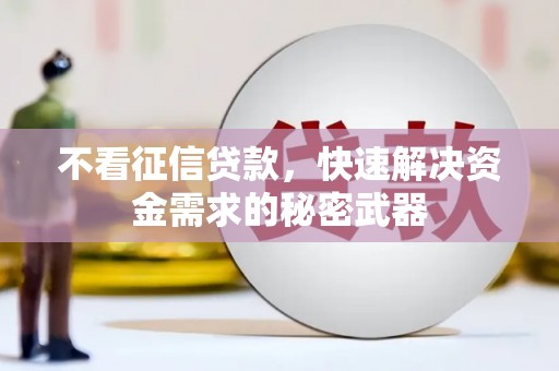 巴州不看征信贷款，快速解决资金需求的秘密武器