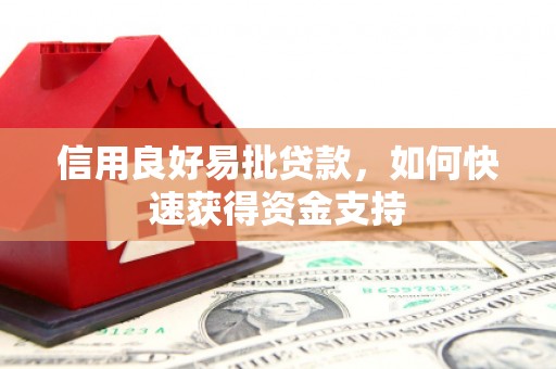 巴州信用良好易批贷款，如何快速获得资金支持
