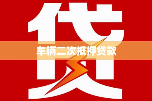 巴州车辆二次抵押贷款