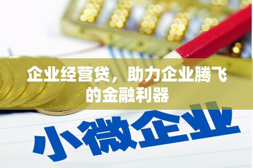 巴州企业经营贷，助力企业腾飞的金融利器