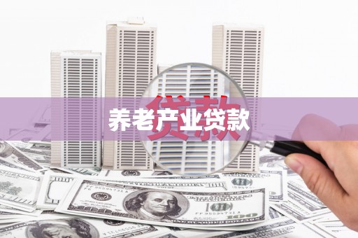 巴州养老产业贷款