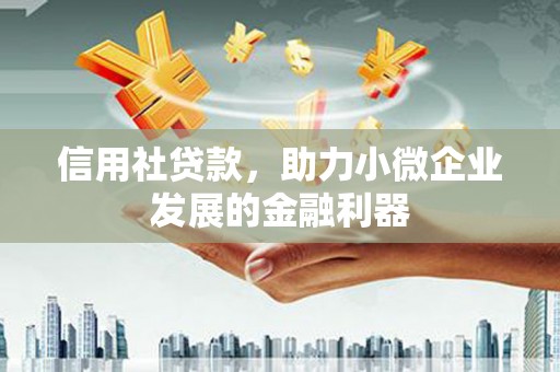 巴州信用社贷款，助力小微企业发展的金融利器