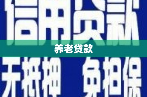 巴州养老贷款