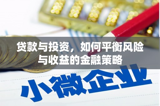 巴州贷款与投资，如何平衡风险与收益的金融策略