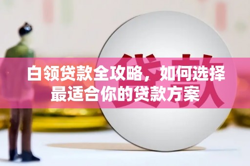 巴州白领贷款全攻略，如何选择最适合你的贷款方案